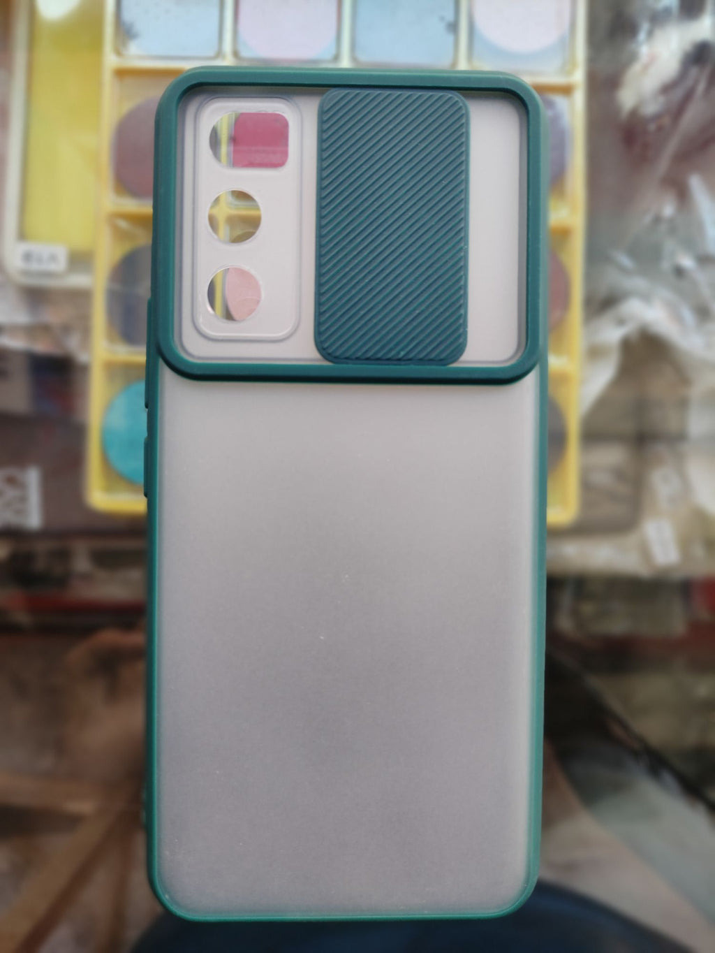 Vivo_V20 SE Matt Camera Protection Slider  Back cover