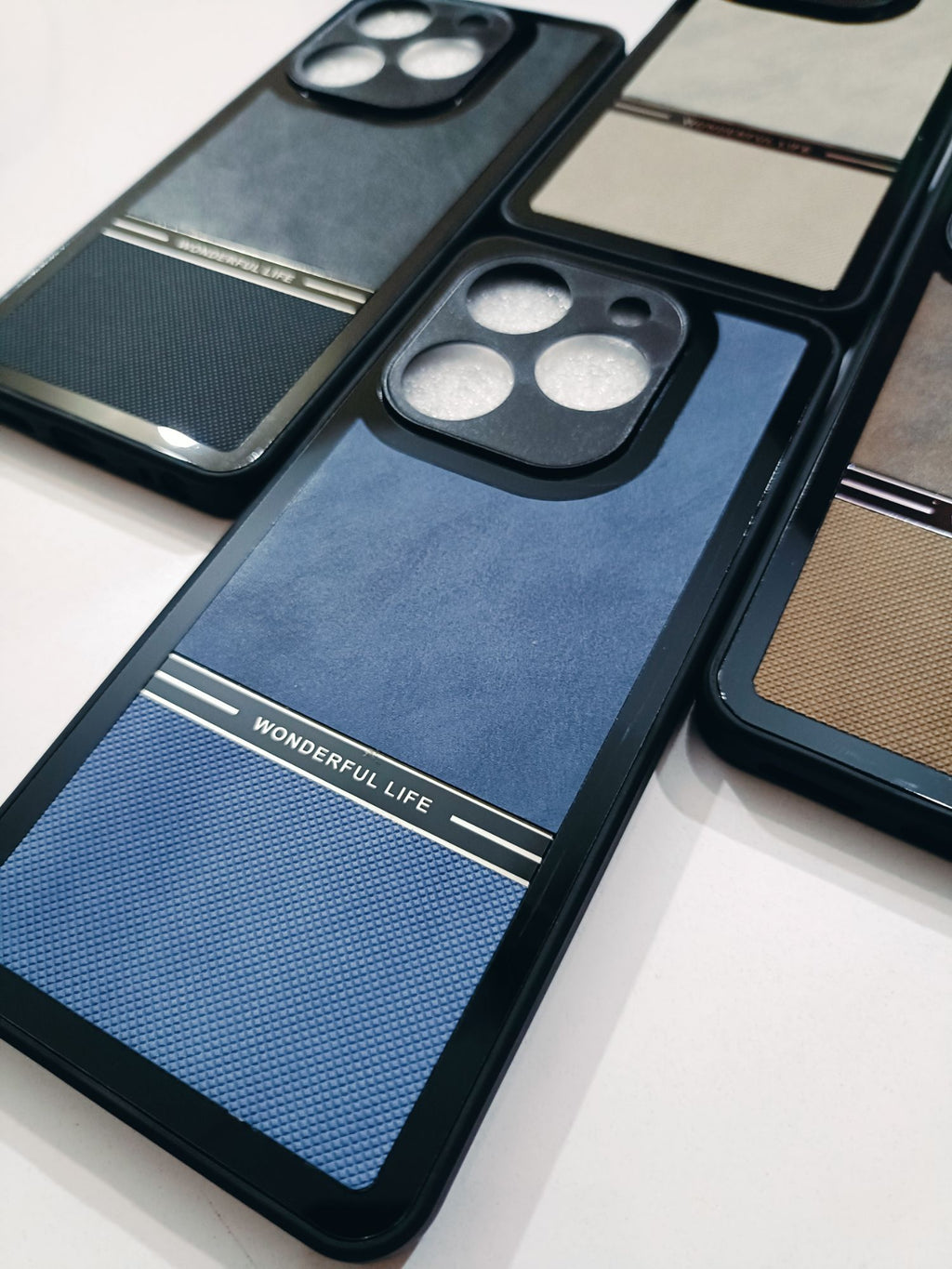 Infinix Hot 40 4G  PU leather Protection Back Cover