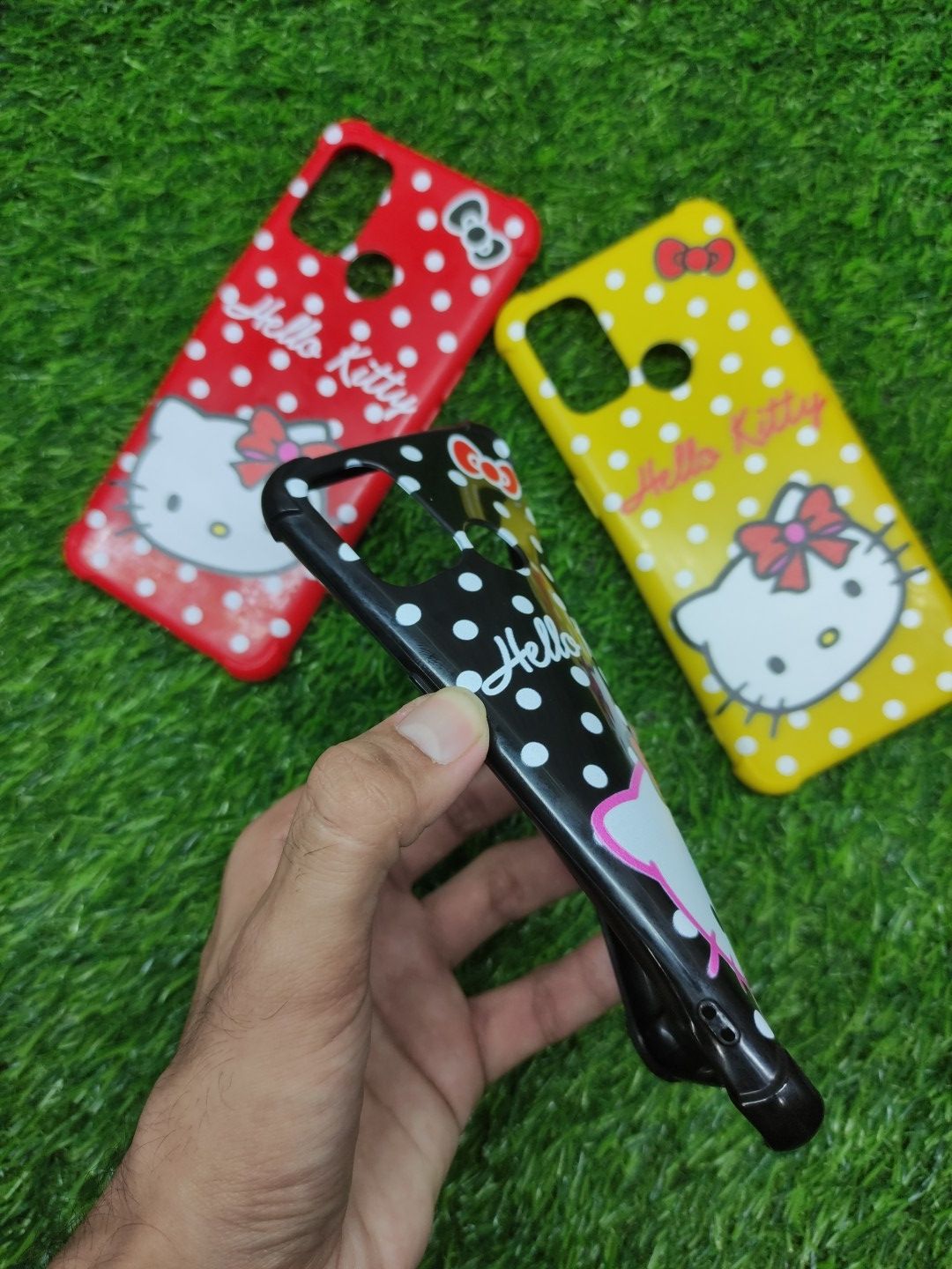 Oppo A53 Fancy Soft Silicone Hello Kitty Printed Back Cover