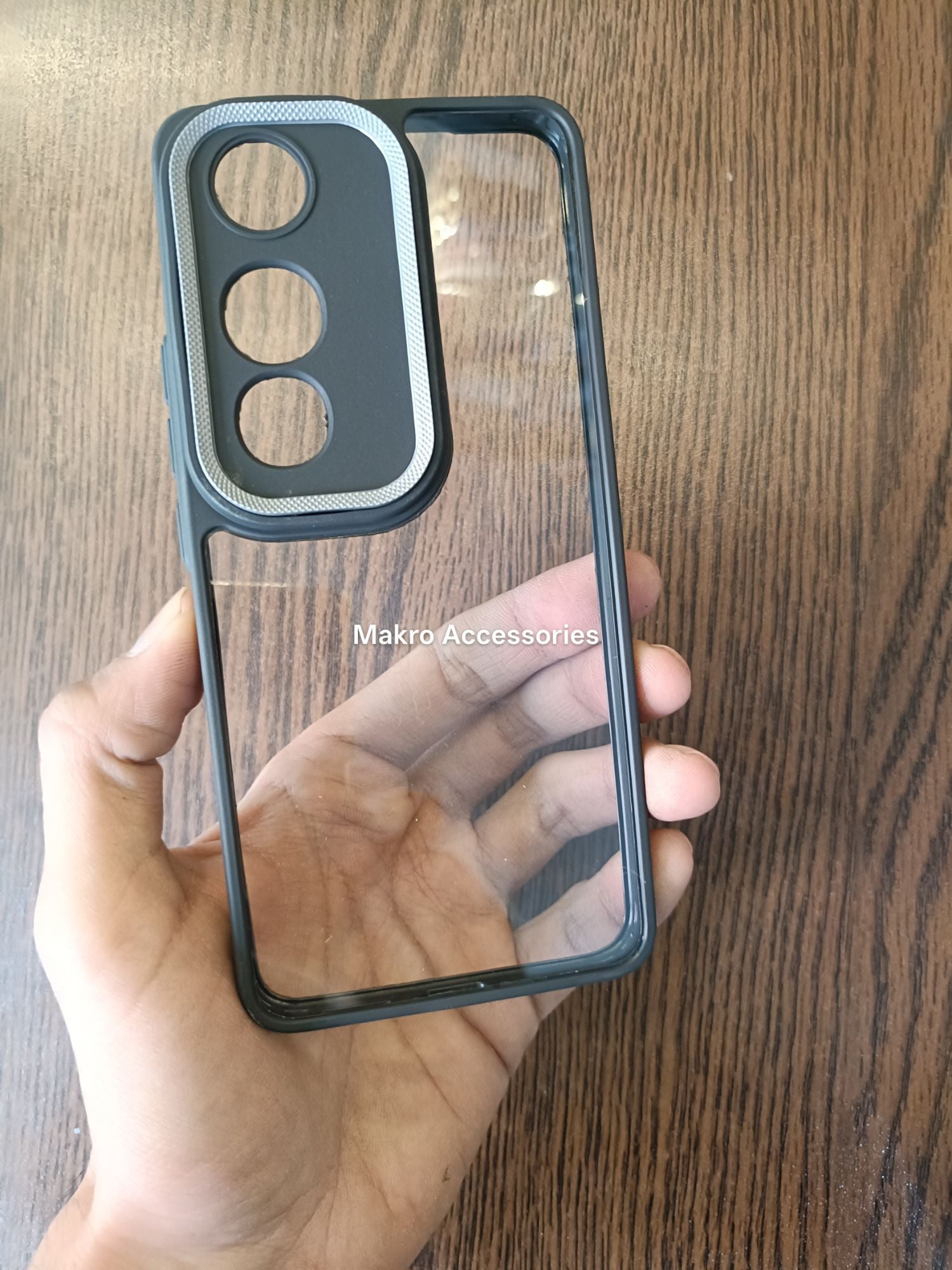 Vivo V50 Lite 5G Clear HD Anti Yellow Soft Silicone Edges Camera Protection Back Cover