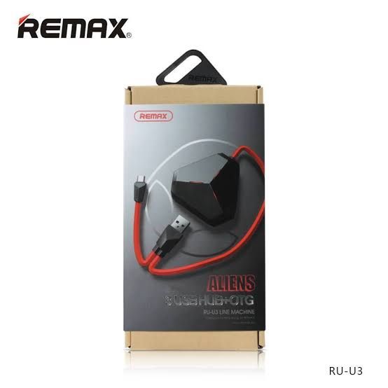 Remax Aliens 3 USB Hub with OTG RU-U3 Line Machine