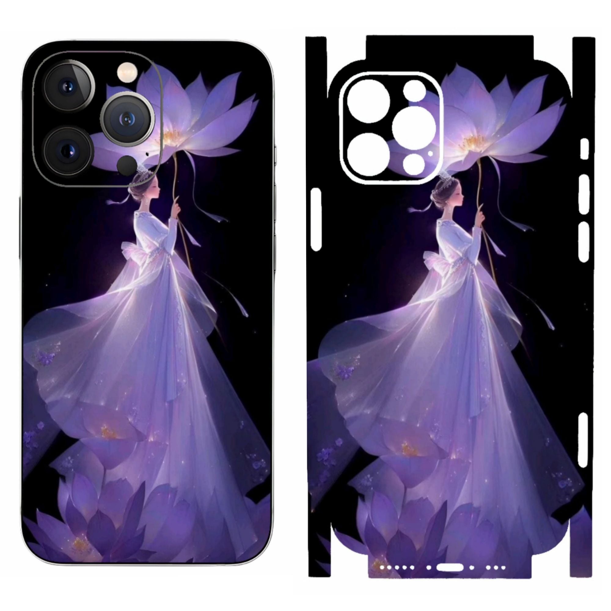 iPhone 12 Pro Max Fancy Print Full Body Skin Wrap