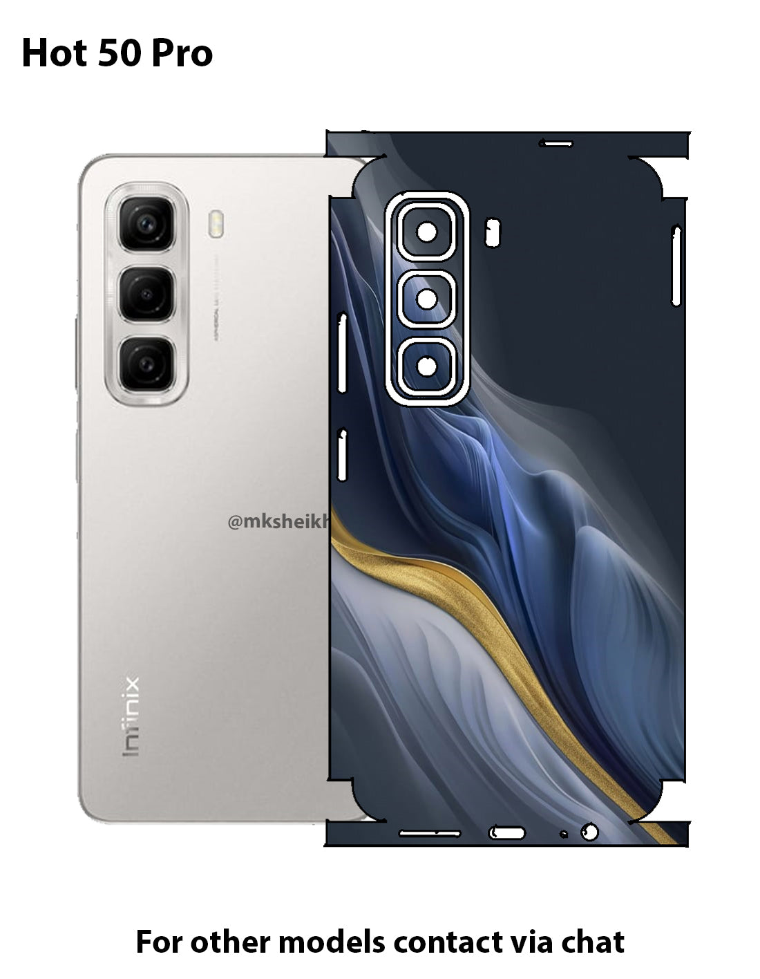 Infinix Hot 50 Pro Full Body Skin Wrap