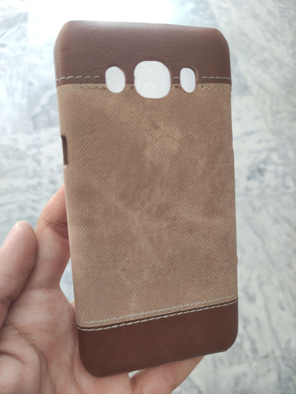 Samsung Galaxy J7 2016 Original Leather Soft Back cover