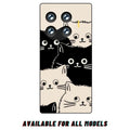 Tecno Spark 20 Pro Plus 3D Emboss Fancy Cat Full Skin Wrap