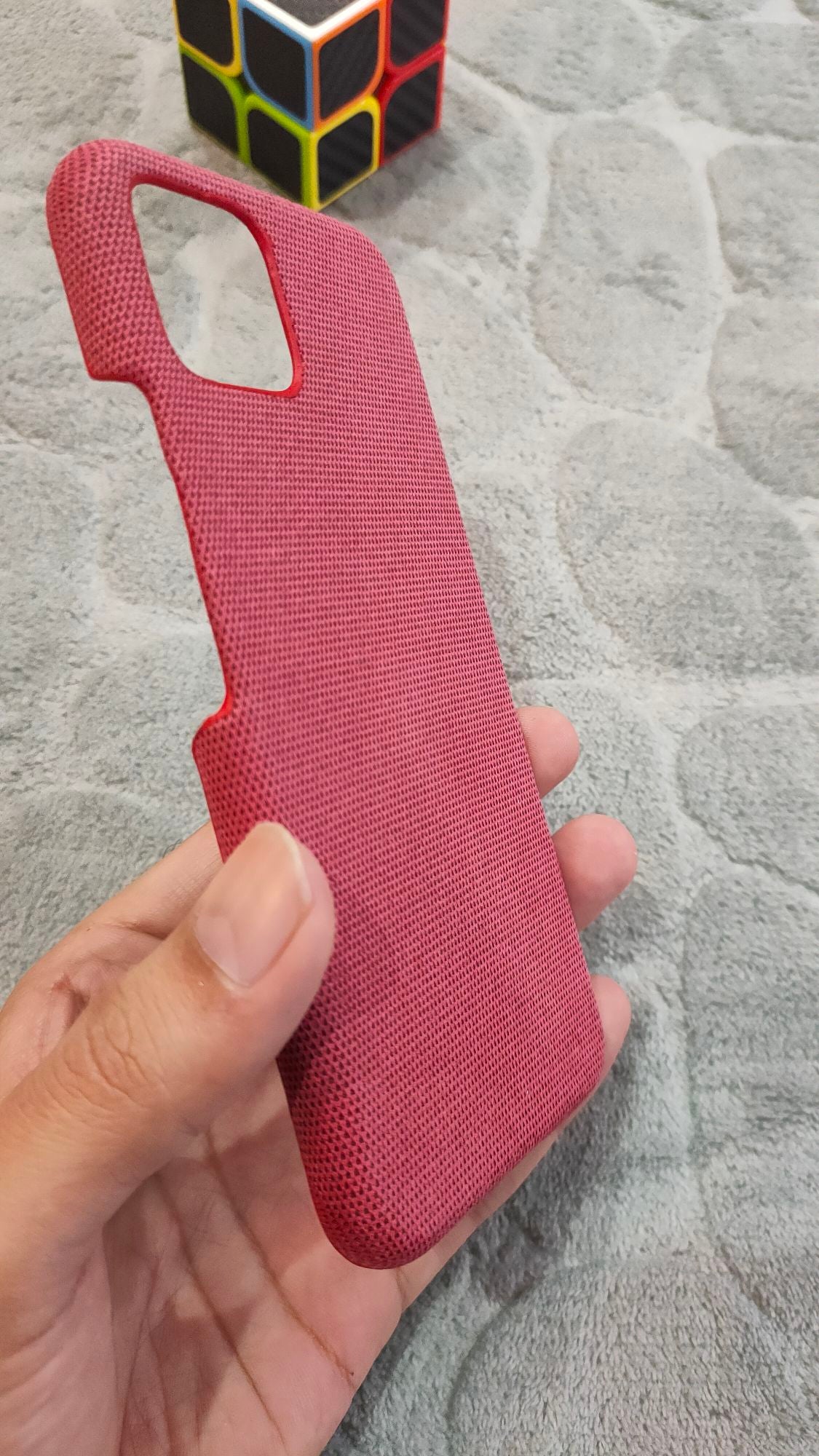 Google Pixel 4 Premium Quality PU Leather Fabric Back Case