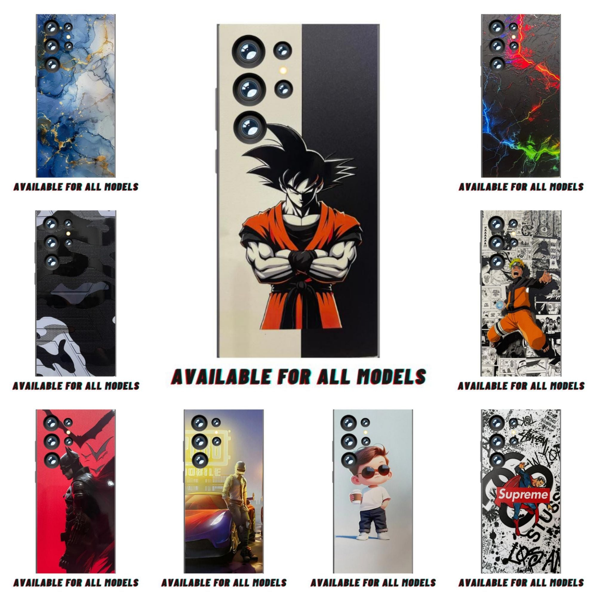 3D Full Body Skin Wrap for All Mobile Models Multiple Designs