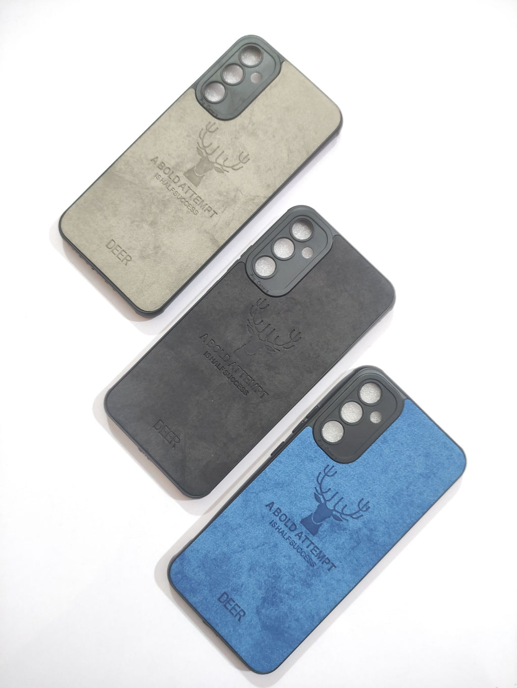 Samsung Galaxy A34 Soft Silicone Deer Fabric Back Cover