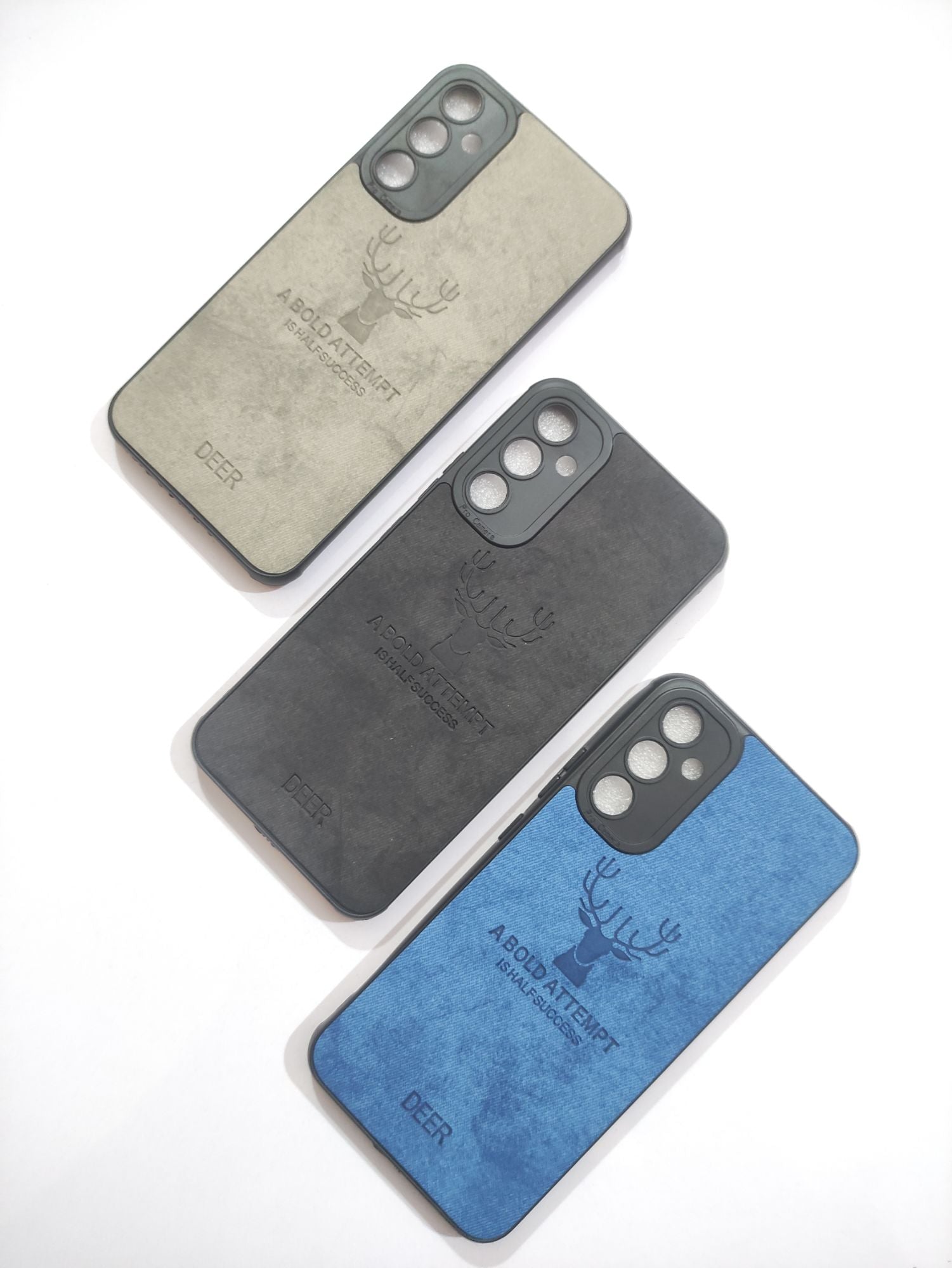 Samsung Galaxy A34 Soft Silicone Deer Fabric Back Cover