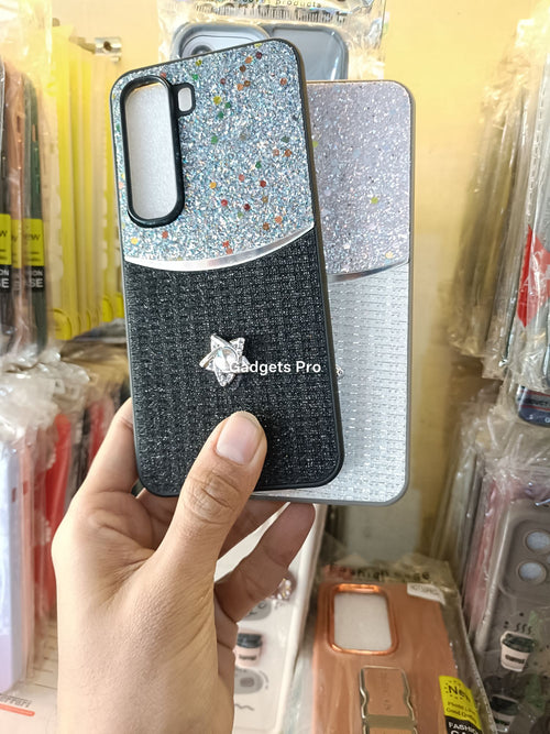 Infinix Hot 60 Pro Fancy Soft Silicone Glitter Star Back Cover