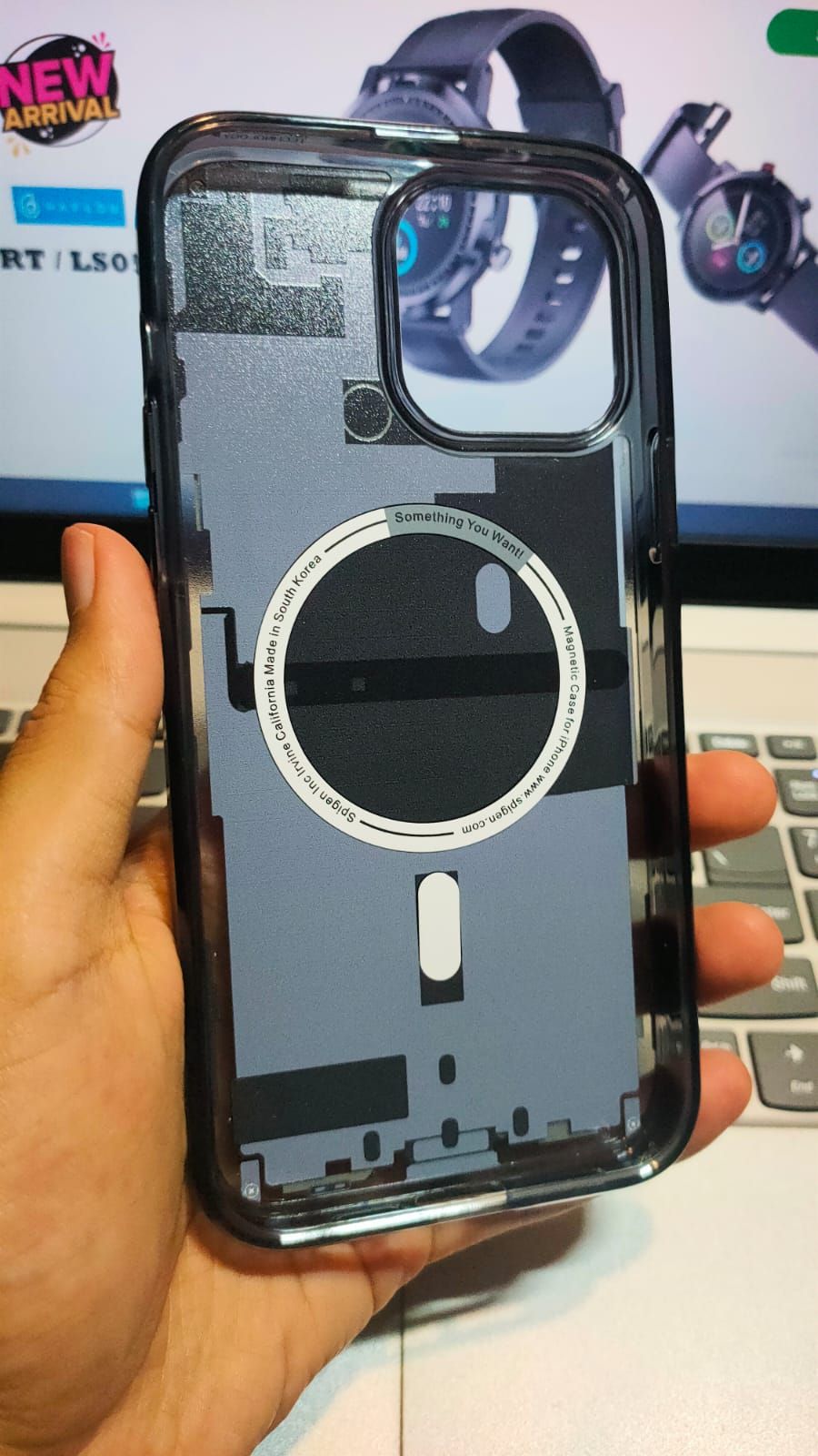 iPhone 14 Pro Max Spigen Magfit Ultra Hybrid Zero Back Case