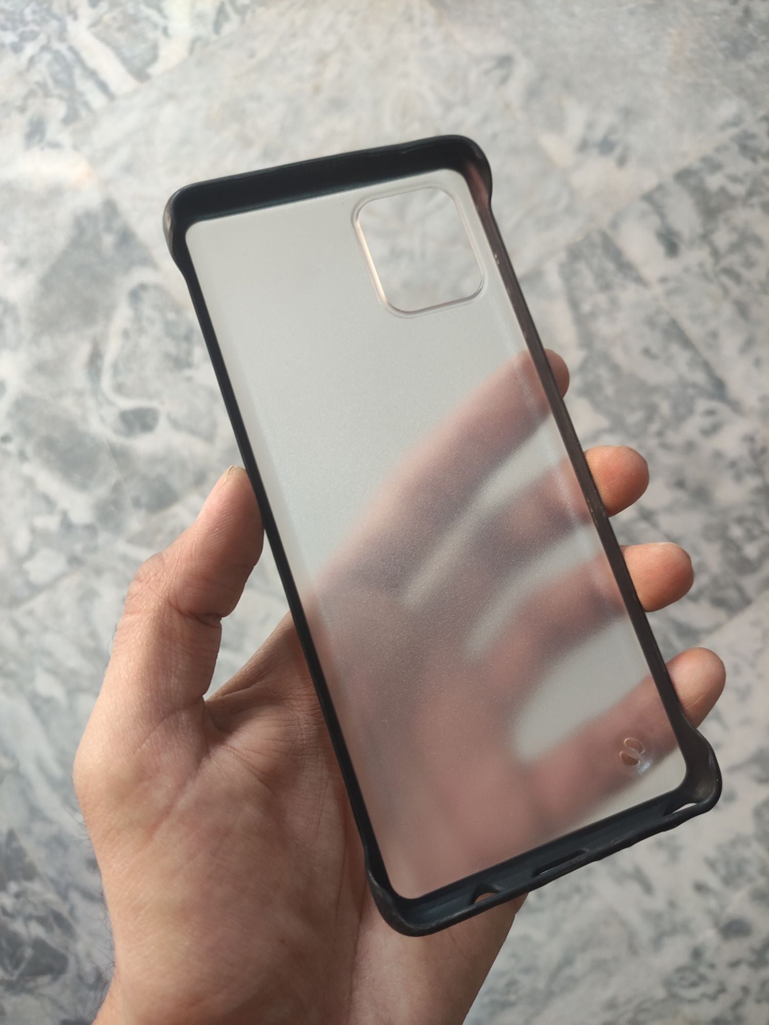 Samsung Galaxy Note 10 Lite Transparent Matt Frameless Back Cover
