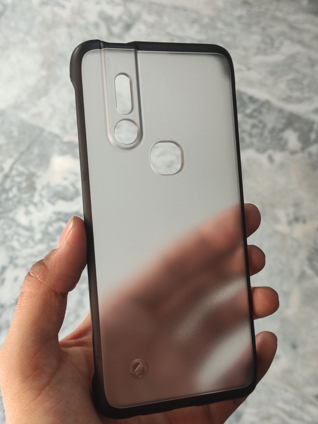 Infinix S5 Pro Transparent Matt Frameless Back Cover