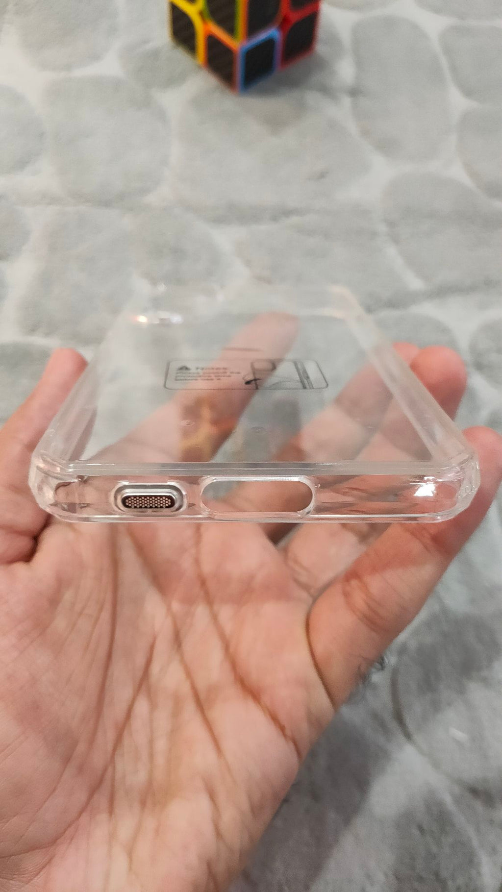 Samsung S23 Plus Tech21 Evo Clear Shockproof Bumper Back Cover