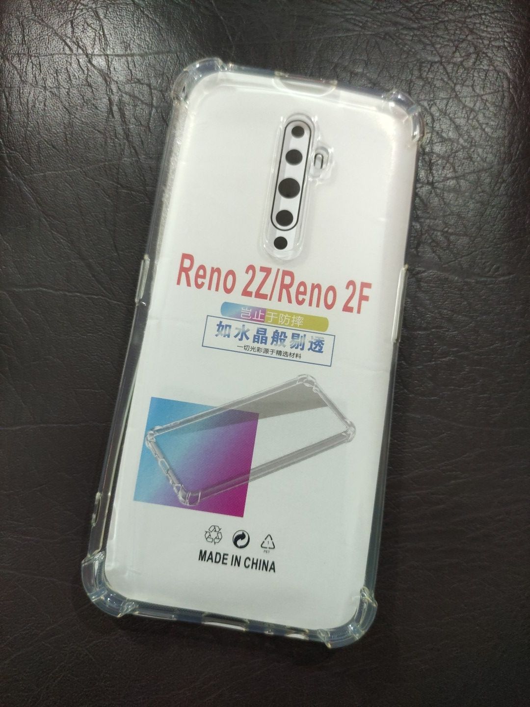 Oppo Reno 2F Soft TPU Clear Transparent Corner Protection Back Cover