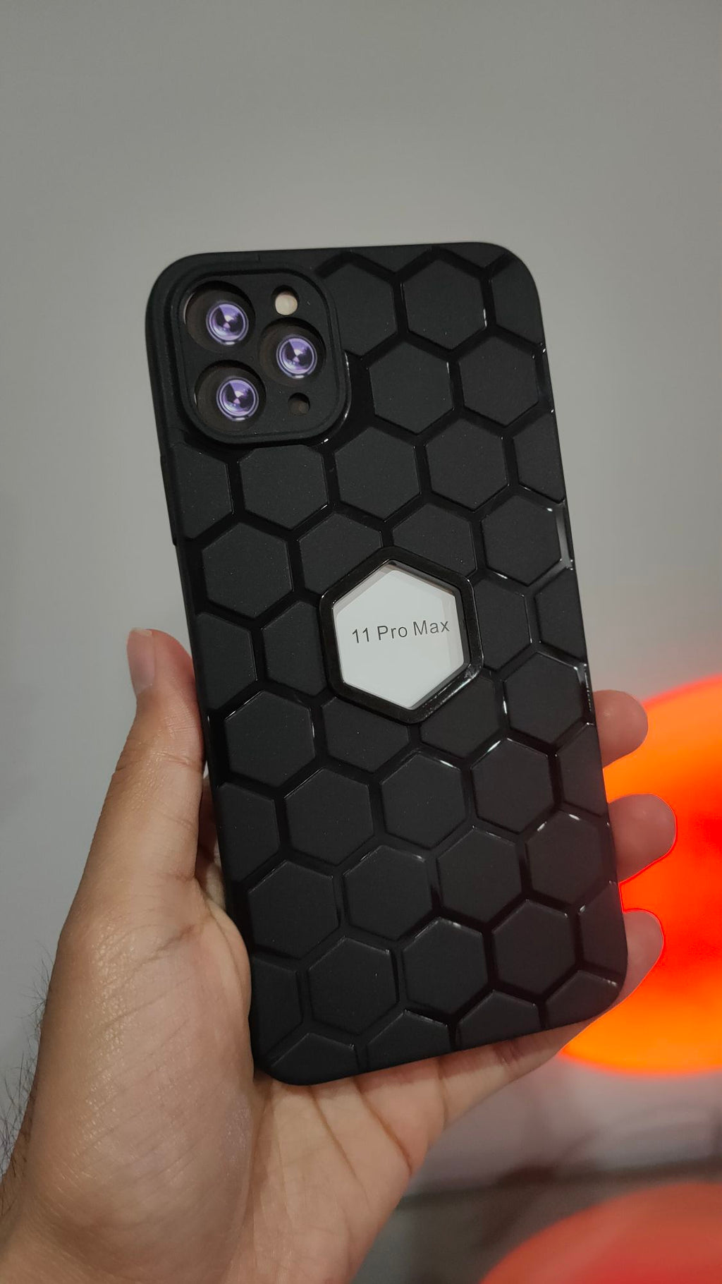 iPhone 11 Pro Max Camera Protection Logo Holde Soft Silicone Back Case Cover