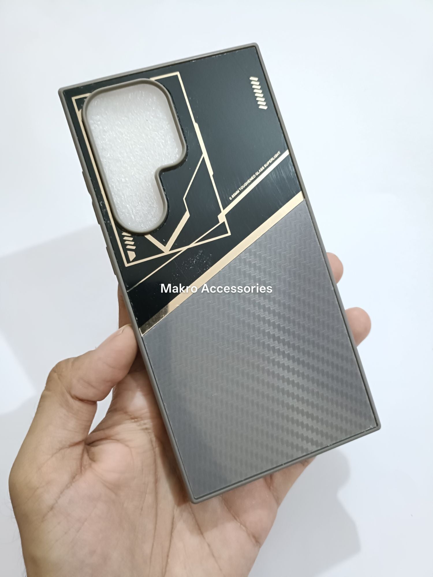 Samsung S24 Ultra Premium Quality Carbon Fiber Prism Pulse back cover