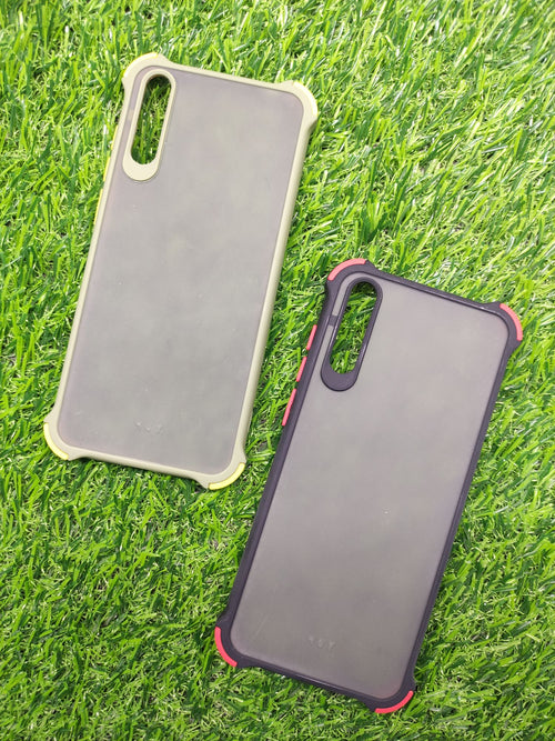 Huawei Y8P Matt Translucent Corners Protection back cover