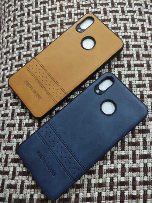 Huawei Nova 3i Soft Silicone Leather Texture Back Cover