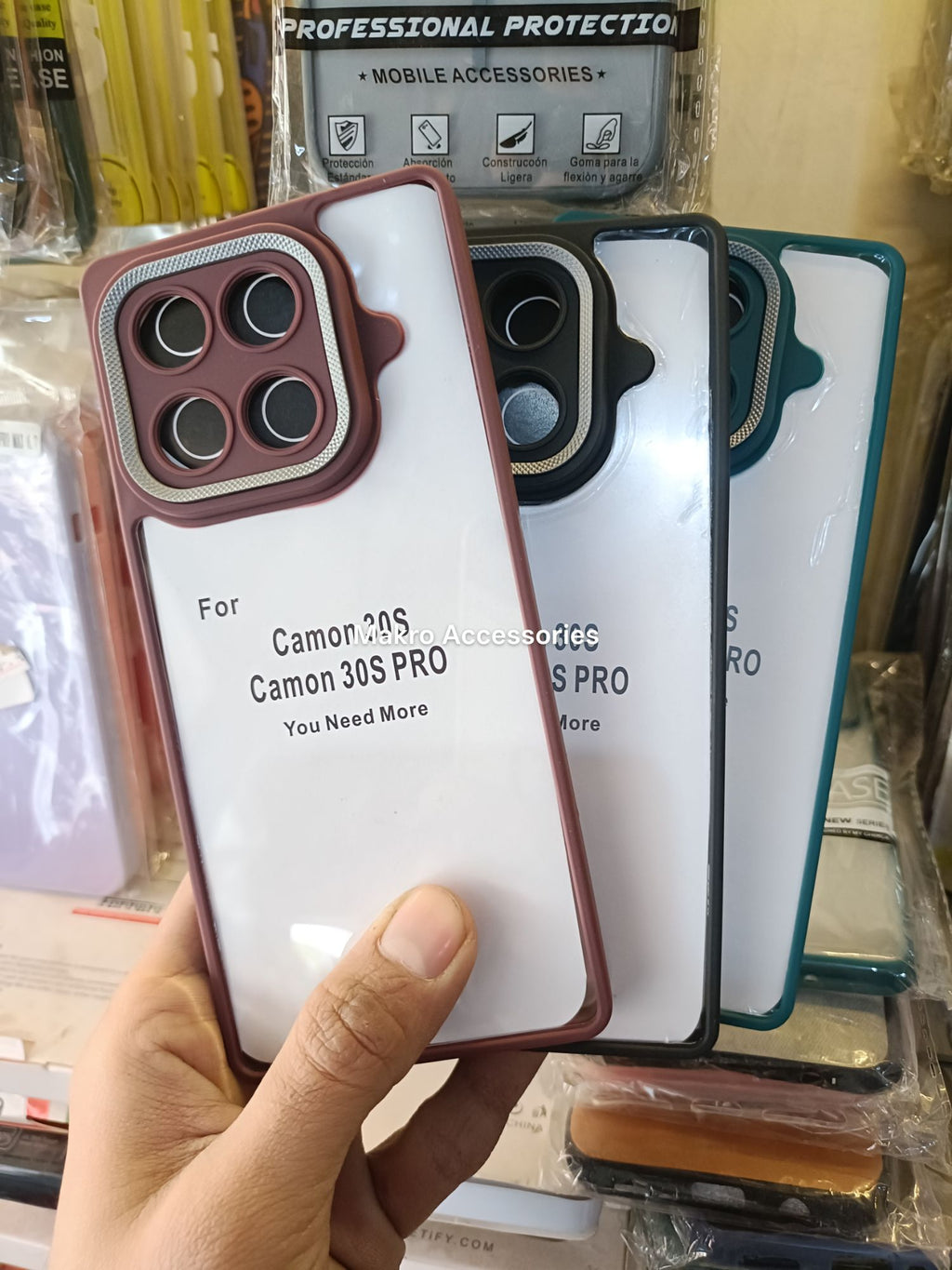 Tecno Camon 30S/30S Pro Clear HD Anti Yellow Soft Silicone Edges Camera Protection Back Cover