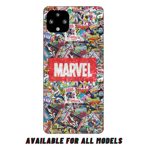 Google Pixel 4 XL Marvel 3D Emboss Full Skin Wrap
