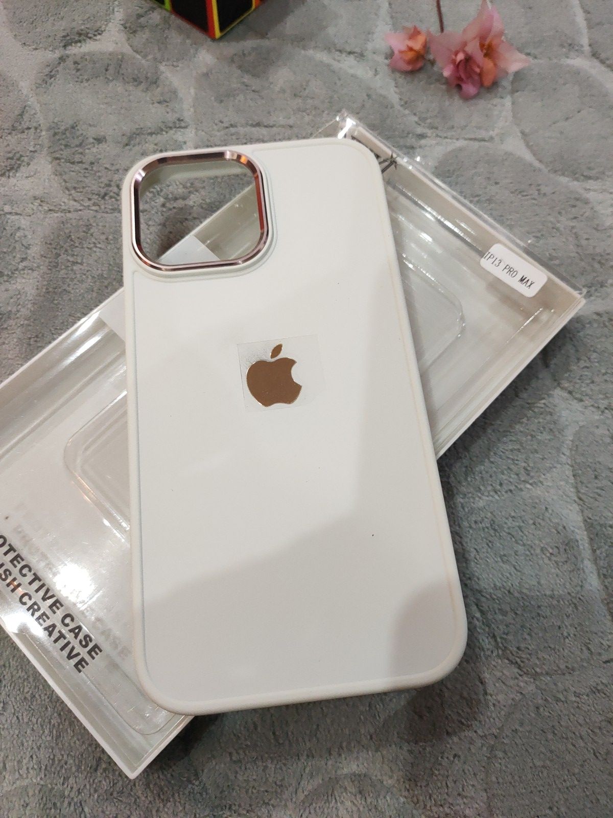 iPhone 13 Pro Max Skin Feel Soft Silicone Camera Protection Back Case Cover
