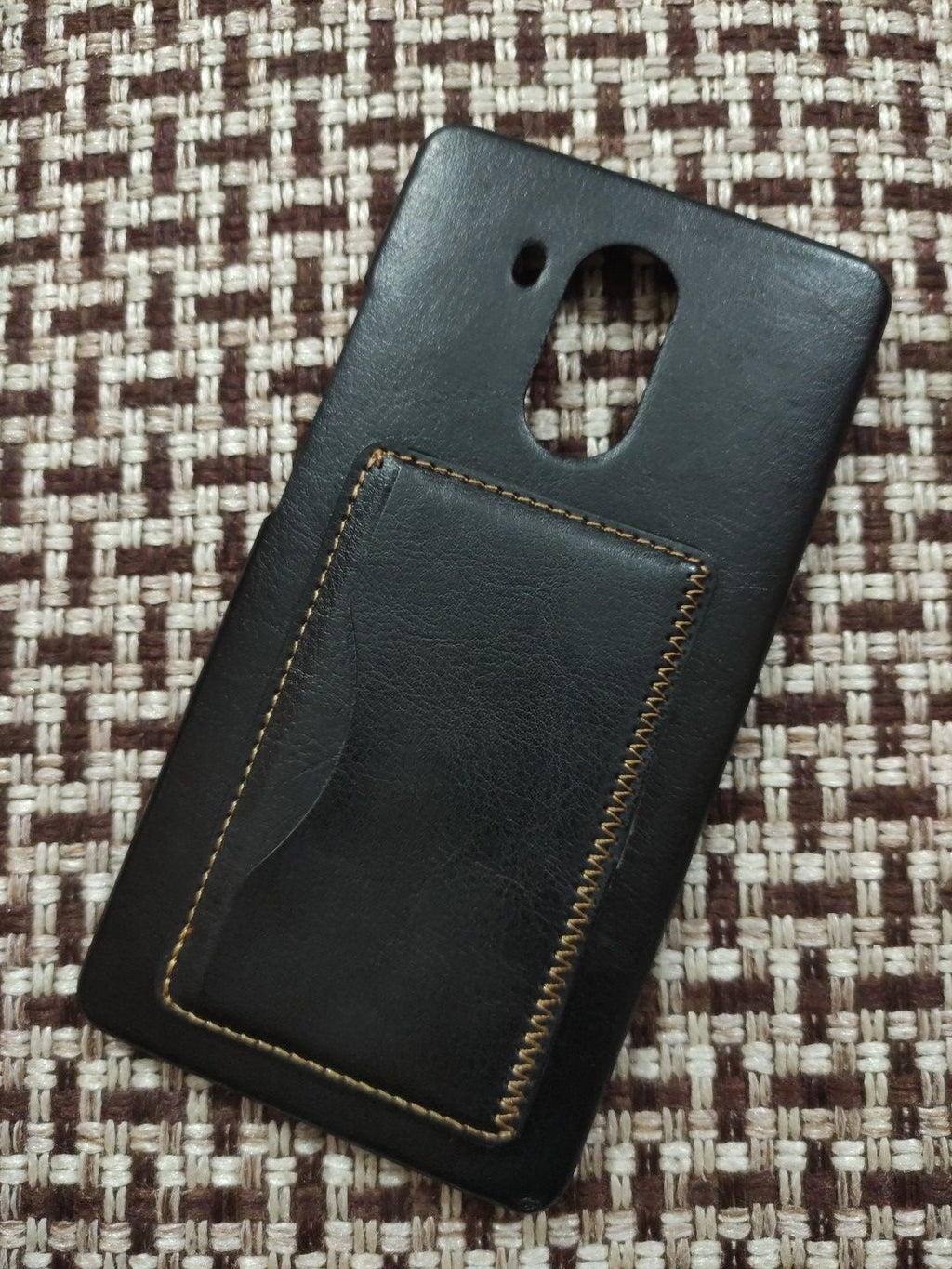 Huawei Mate 8 PC Leather Tecture Card Holder Back Cover