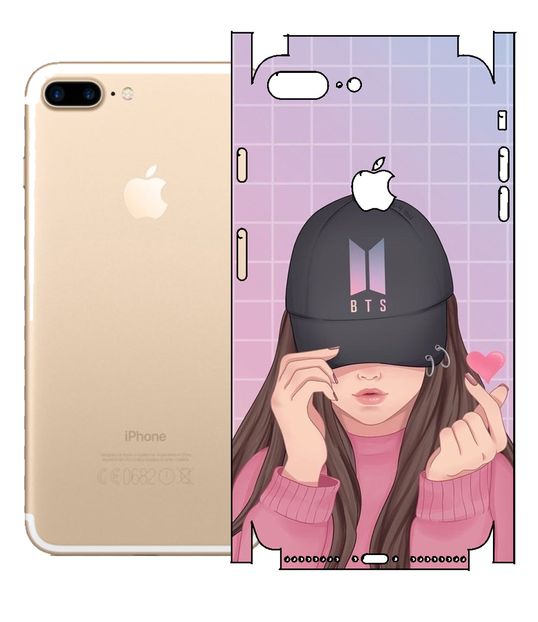iPhone 7 Plus Premium Quality Full Body Skin Wrap