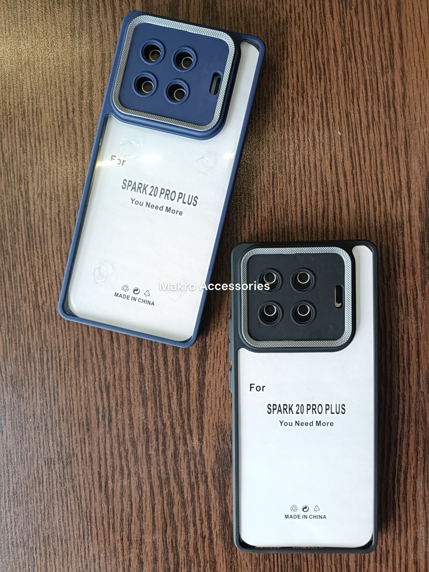 Tecno Spark 20 Pro Plus Clear HD Anti-yellow Soft Silicone Edges Camera Protection Back Cover