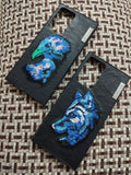 Samsung Galaxy Note 20 Ultra Nimmy Embroidery Leather Back Cover