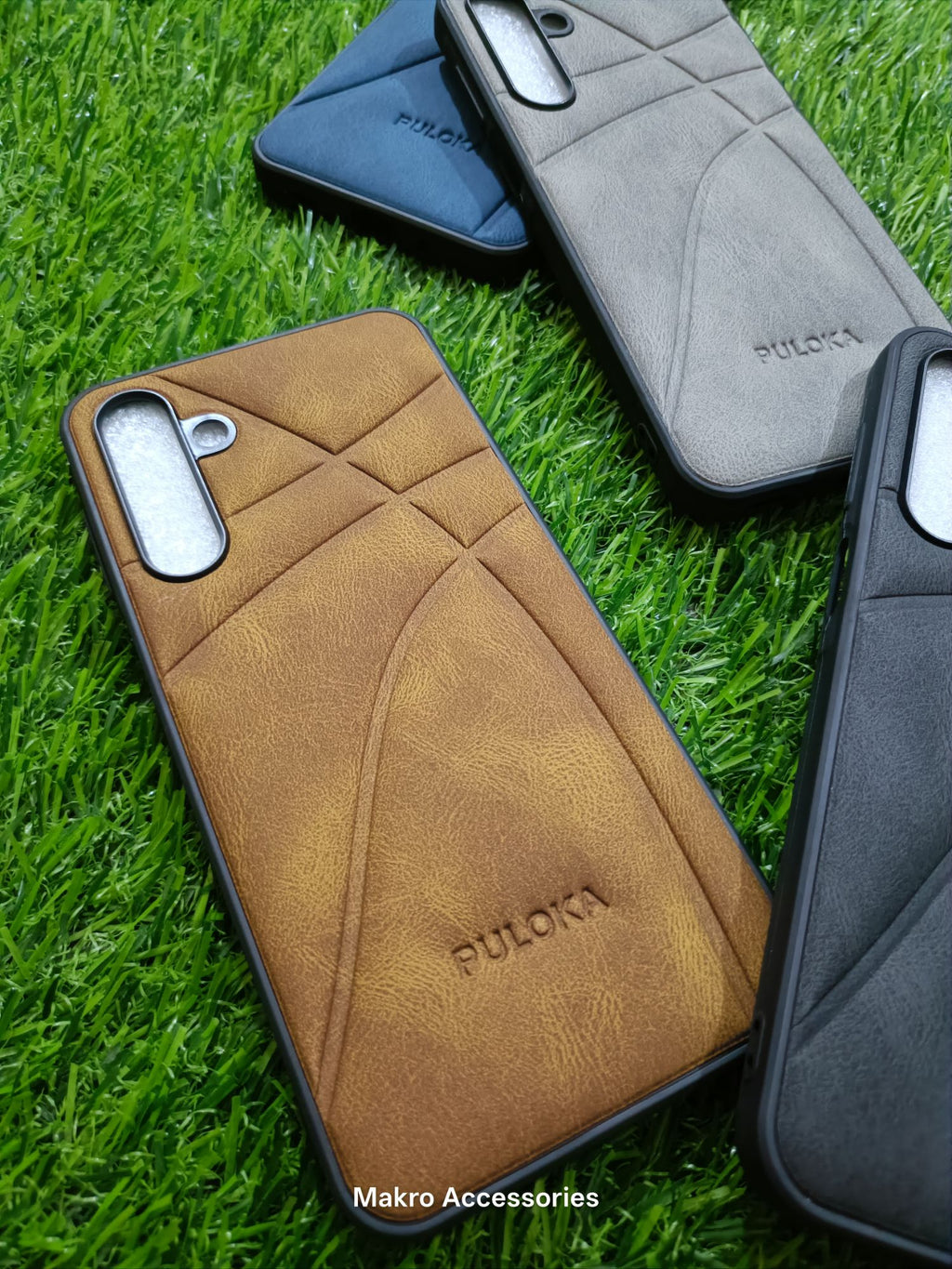 Samsung Galaxy A16 Soft Silicone Leather Puloka Design Back Cover