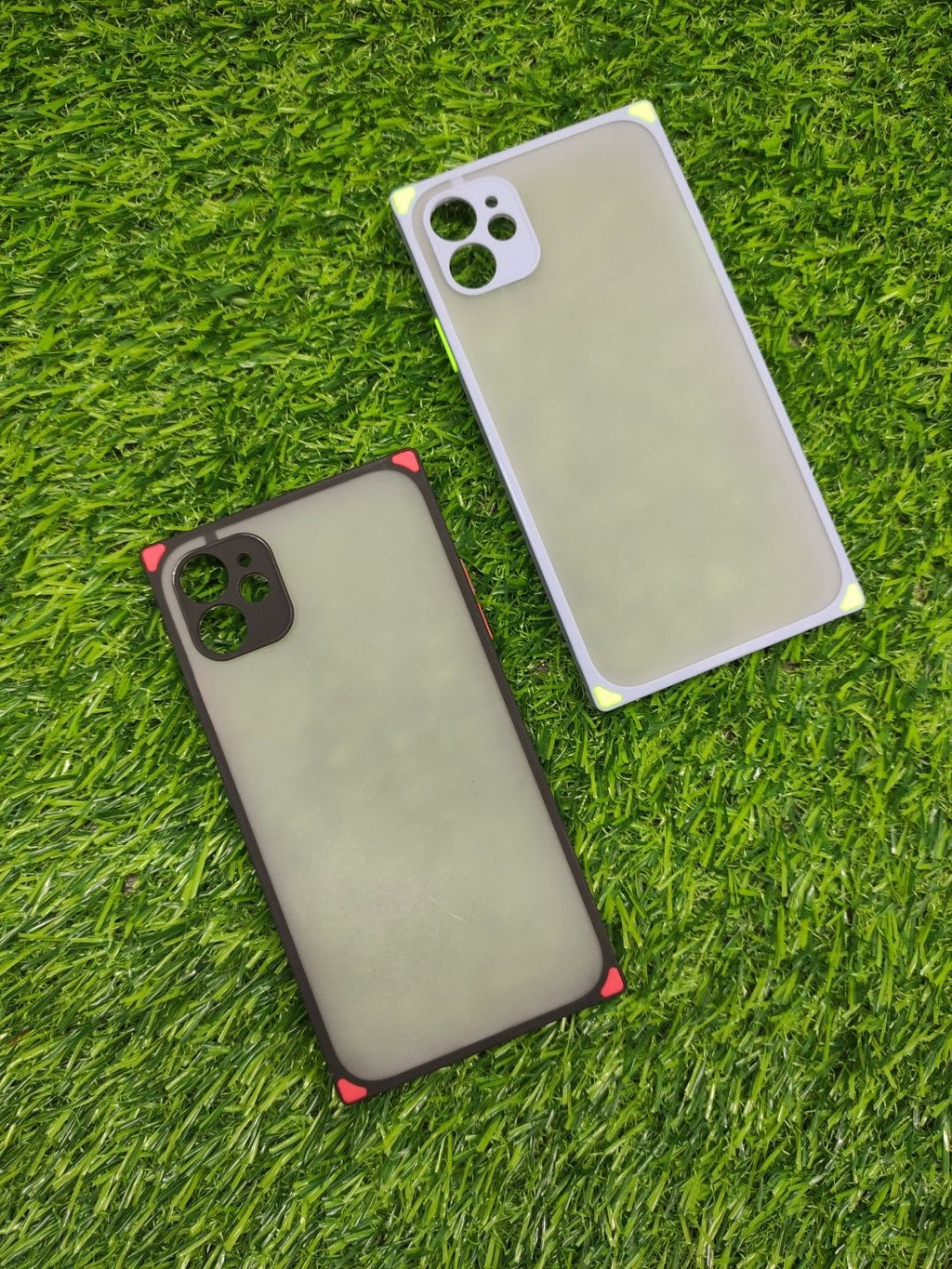 iPhone 11 Matt Translucent Camera Protection Square Shaped back cover