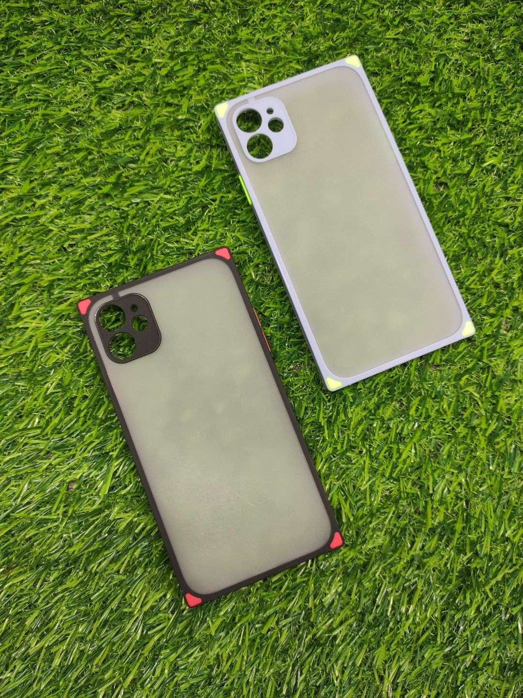 iPhone 11 Matt Translucent Camera Protection Square Shaped back cover