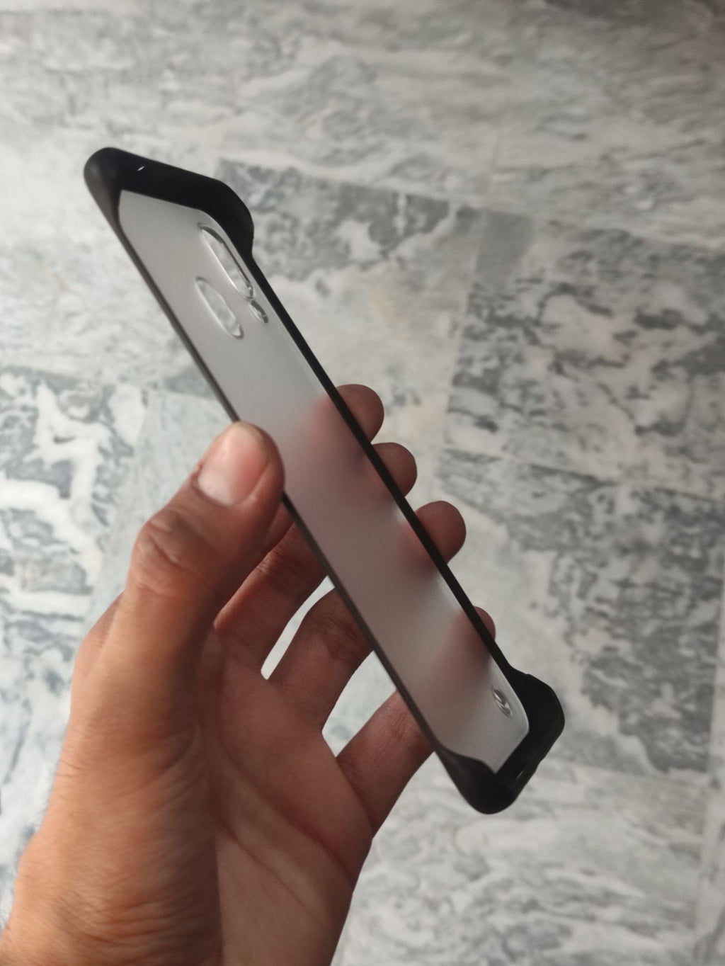 Samsung Galaxy A30 Matt Transparent Frameless Back Cover