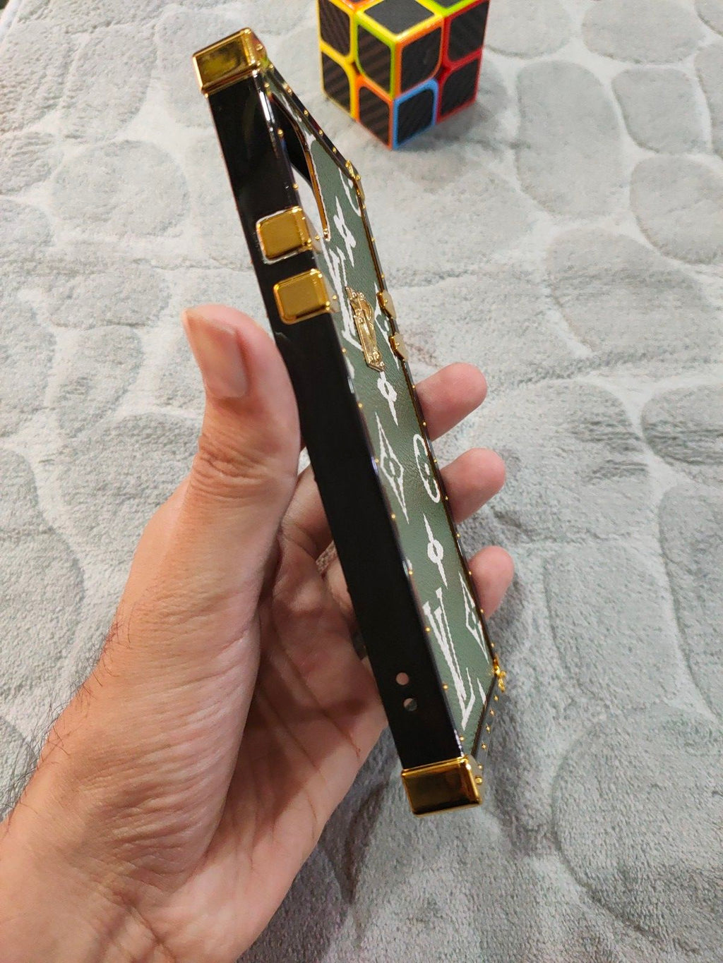 iPhone 11 Louis Vuitton Golden Fancy Back Cover
