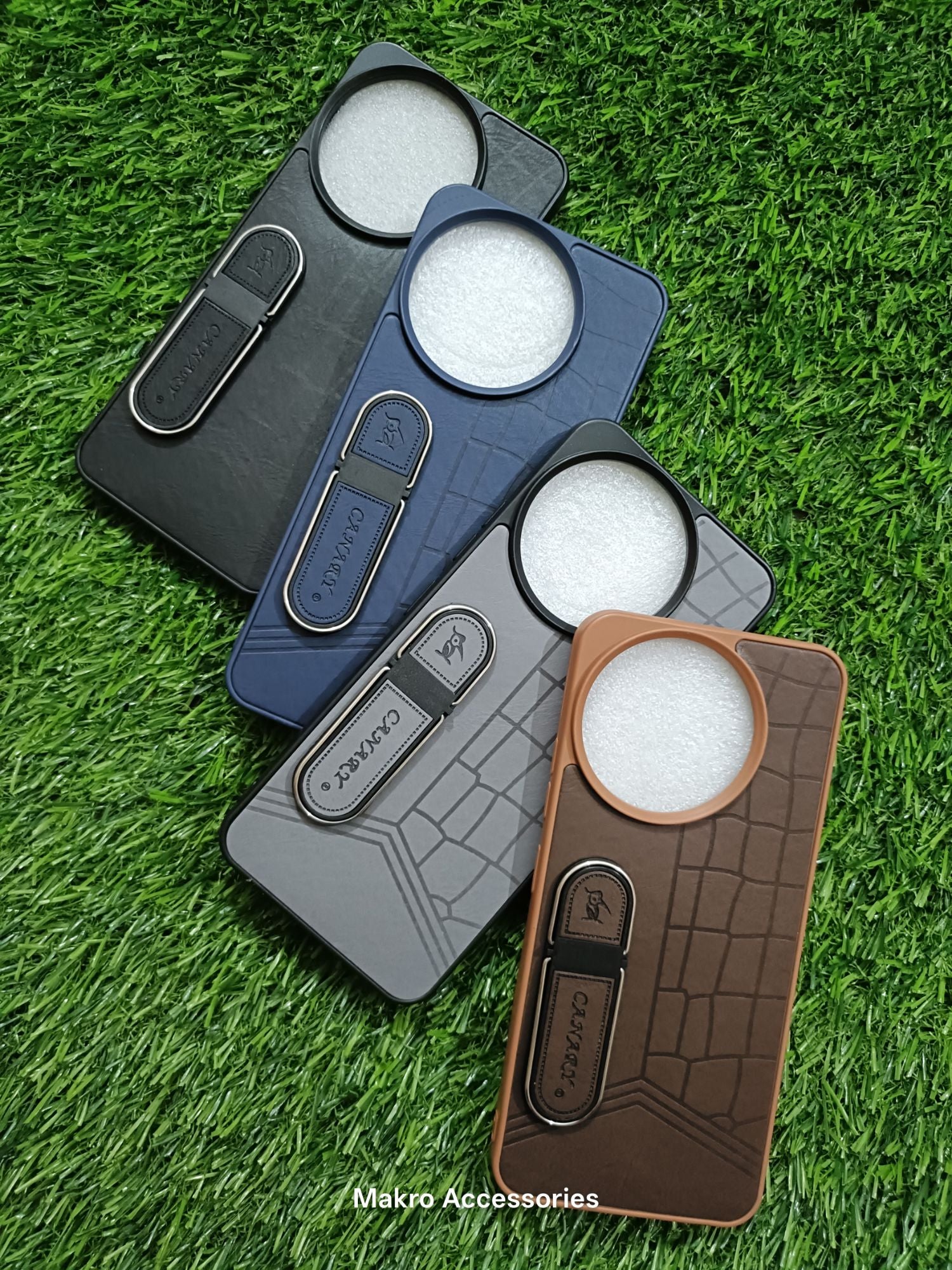 Tecno Spark 30 Pro Soft Silicone Leather Design Dual Kickstand Back Cover