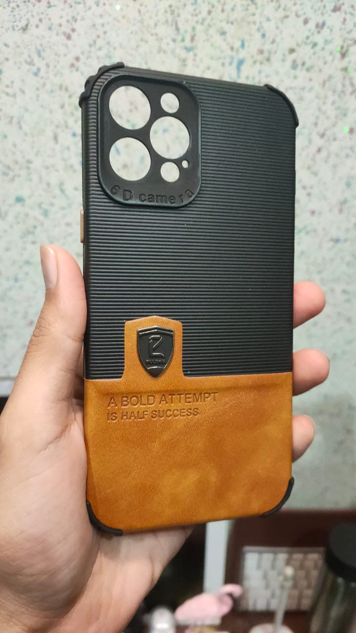 Apple iPhone 12 Pro Max Premium Quality Leather Soft Case Cover