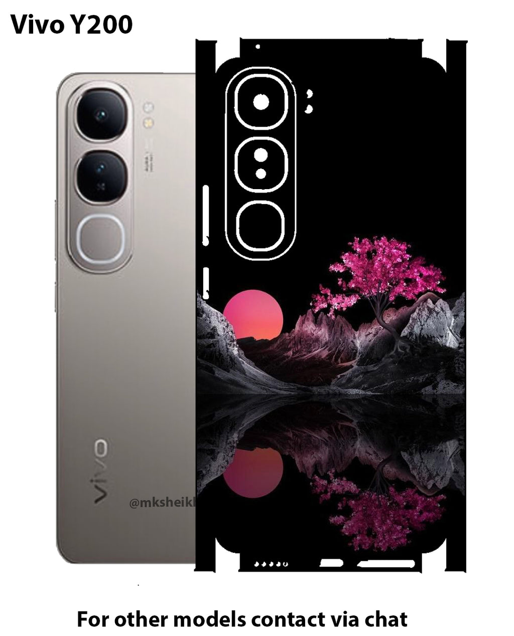 Vivo Y200 Premium Quality Full Body Skin Wrap