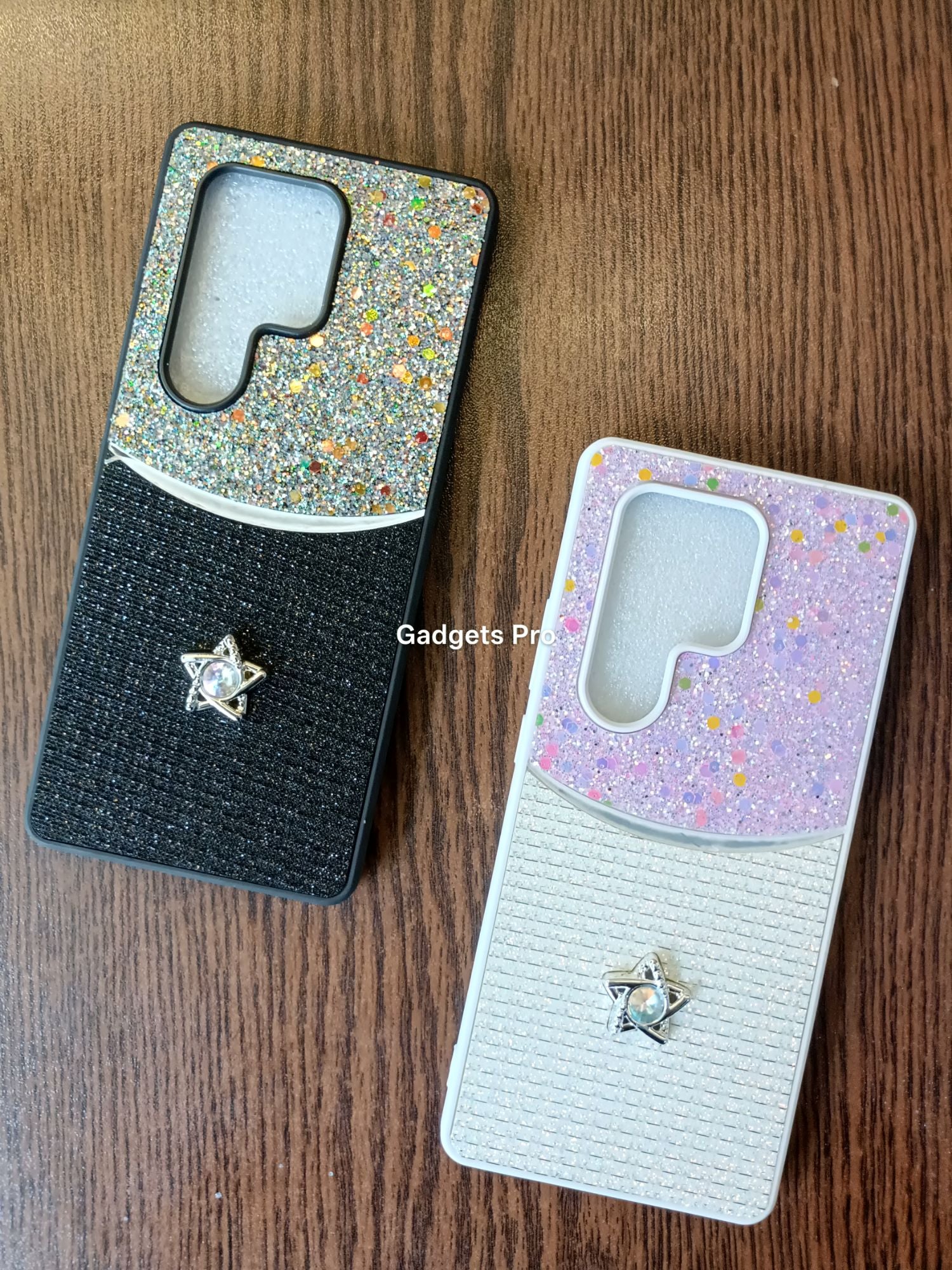 Itel S25 Ultra Fancy Soft Silicone Glitter Star Back Cover