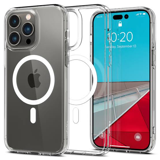 iPhone 15 Pro Max MagFit Clear Transparent Back cover