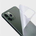 iPhone 11 Pro Carbon Fiber Pattern 3D Transparent Back Sheet