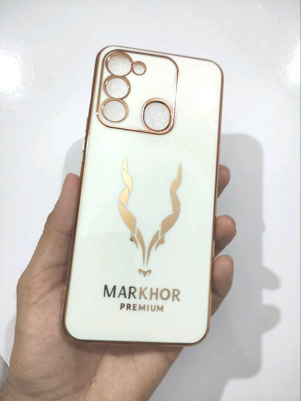 Tecno Spark 8C Soft Silicone Markhor Design Back Cover