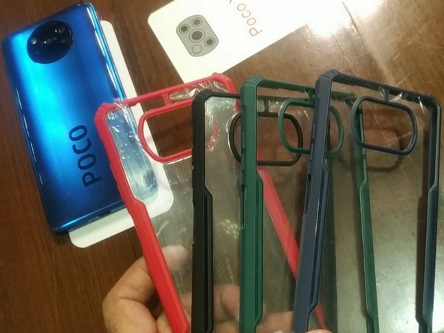Poco X3 NFC Cover Shockproof Transparent Bumper Case Cover