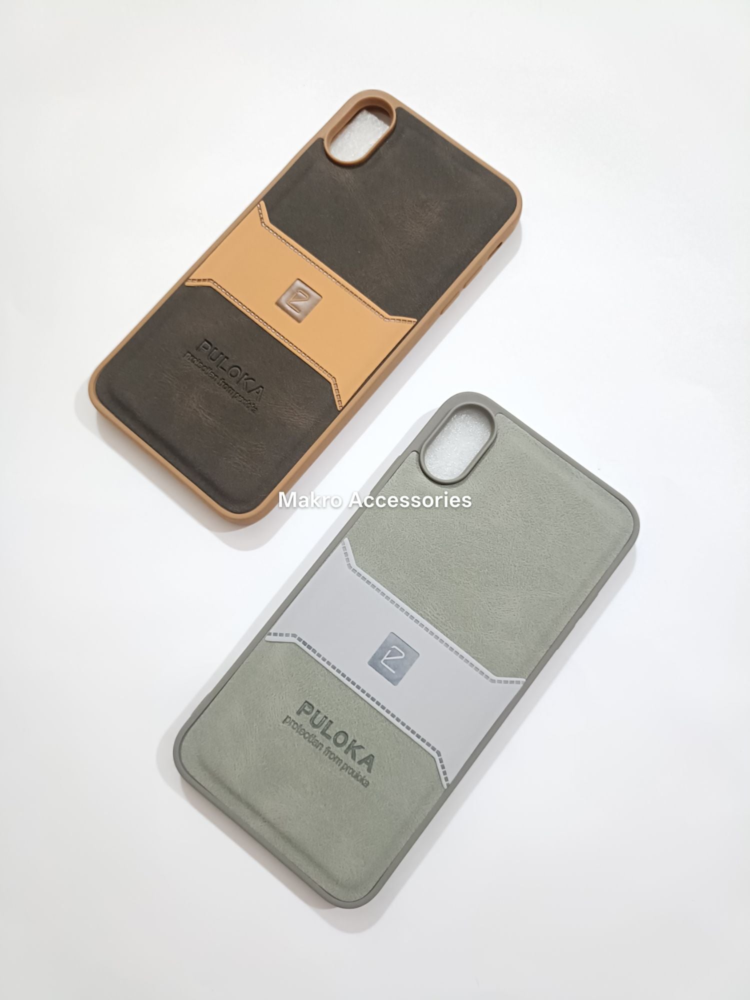 Iphone XS Max PU Leather Design Puloka Back Cover