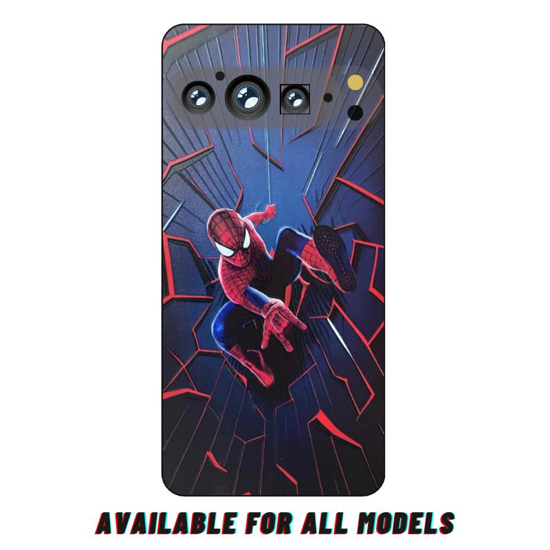 Google Pixel 9 Pro XL 3D Emboss Spiderman Back Skin Wrap
