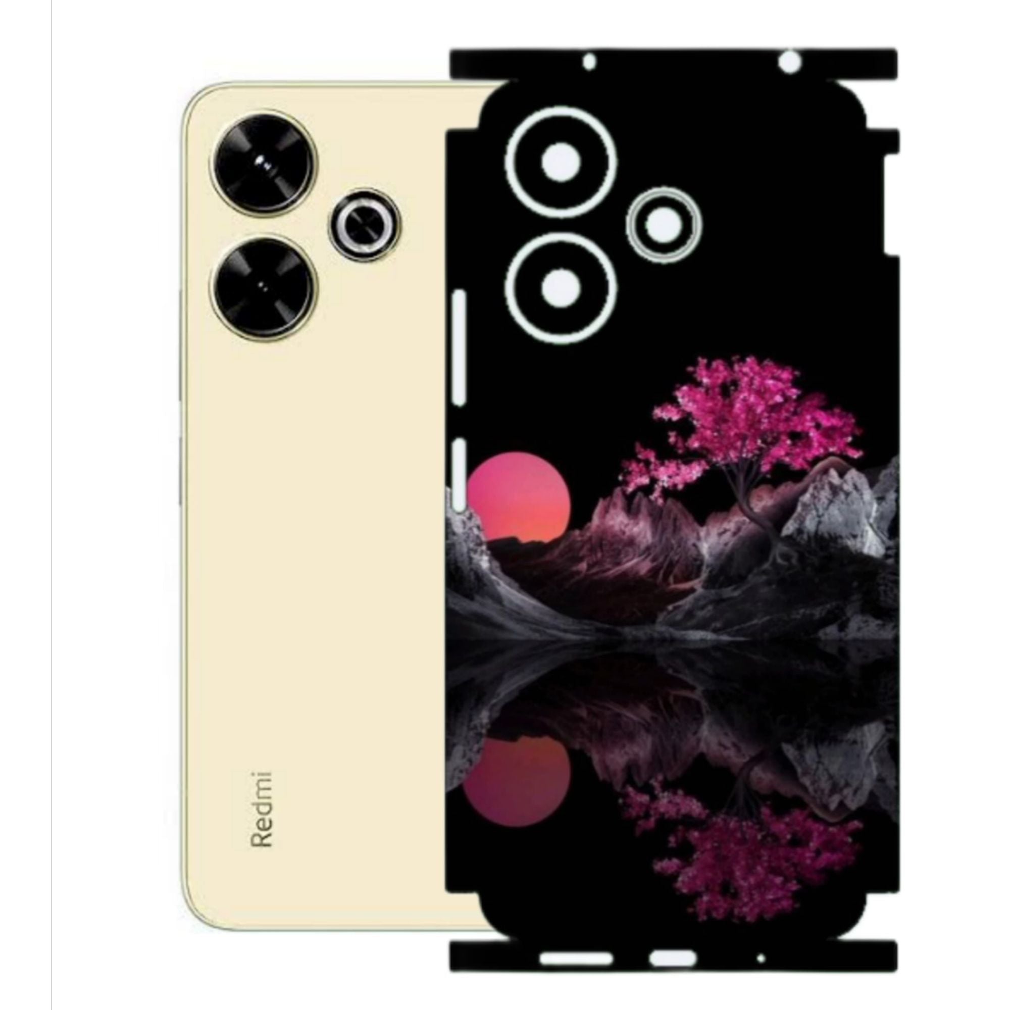 Redmi 13 Premium Quality Full Body Print Back Skin