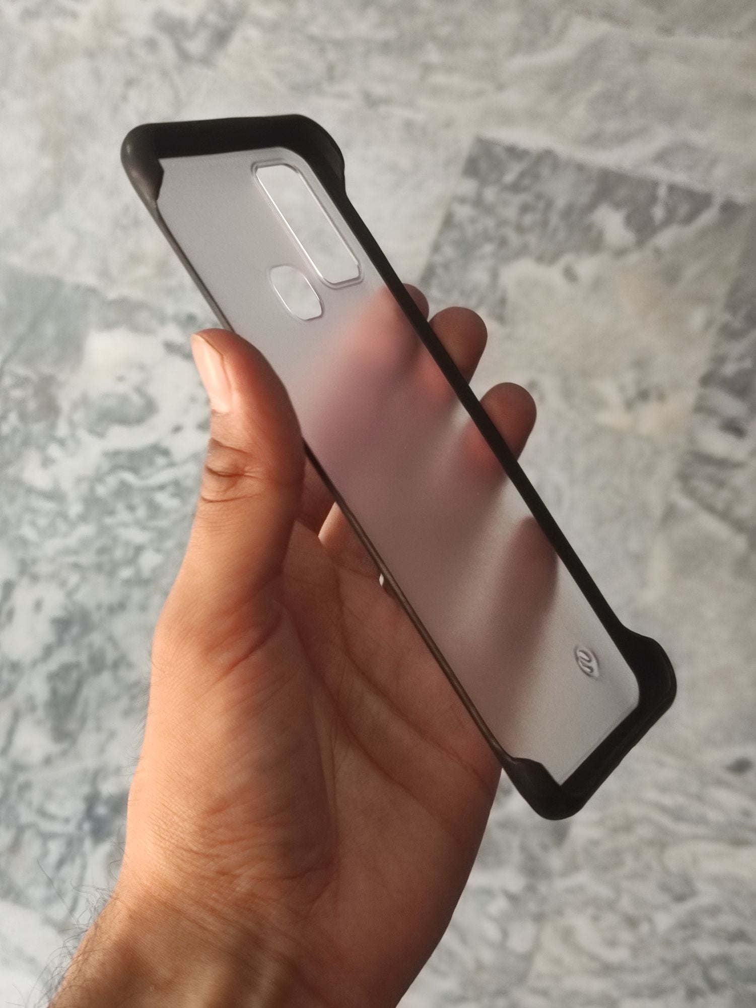 Infinix Hot 9 Play Transparent Matt Frameless Back Cover