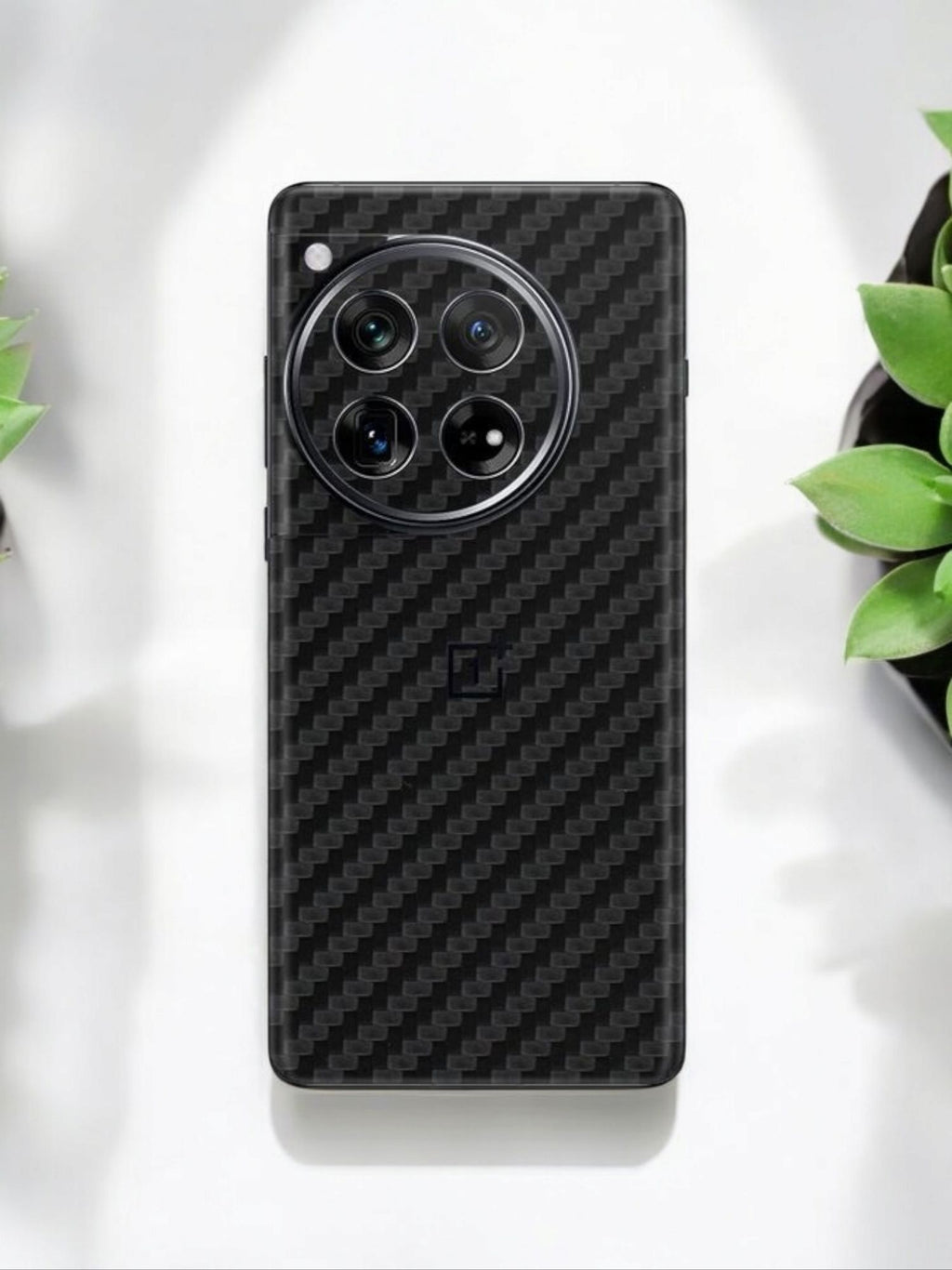 OnePlus 12 5G Carbon Fiber Texture Full Body Skin Wrap
