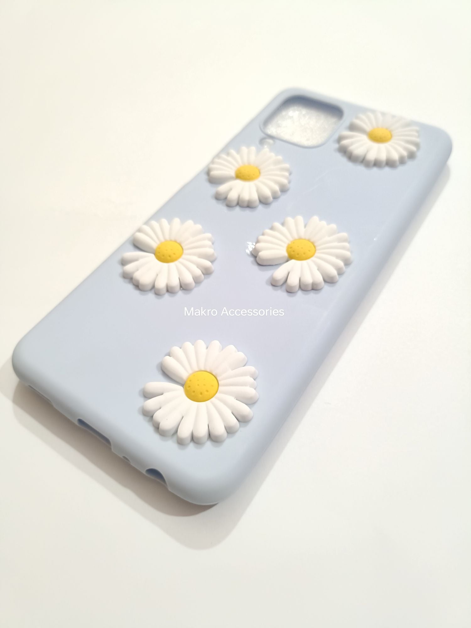 Samsung Galaxy A22 4G Fancy Soft 3D Flowers Back cover