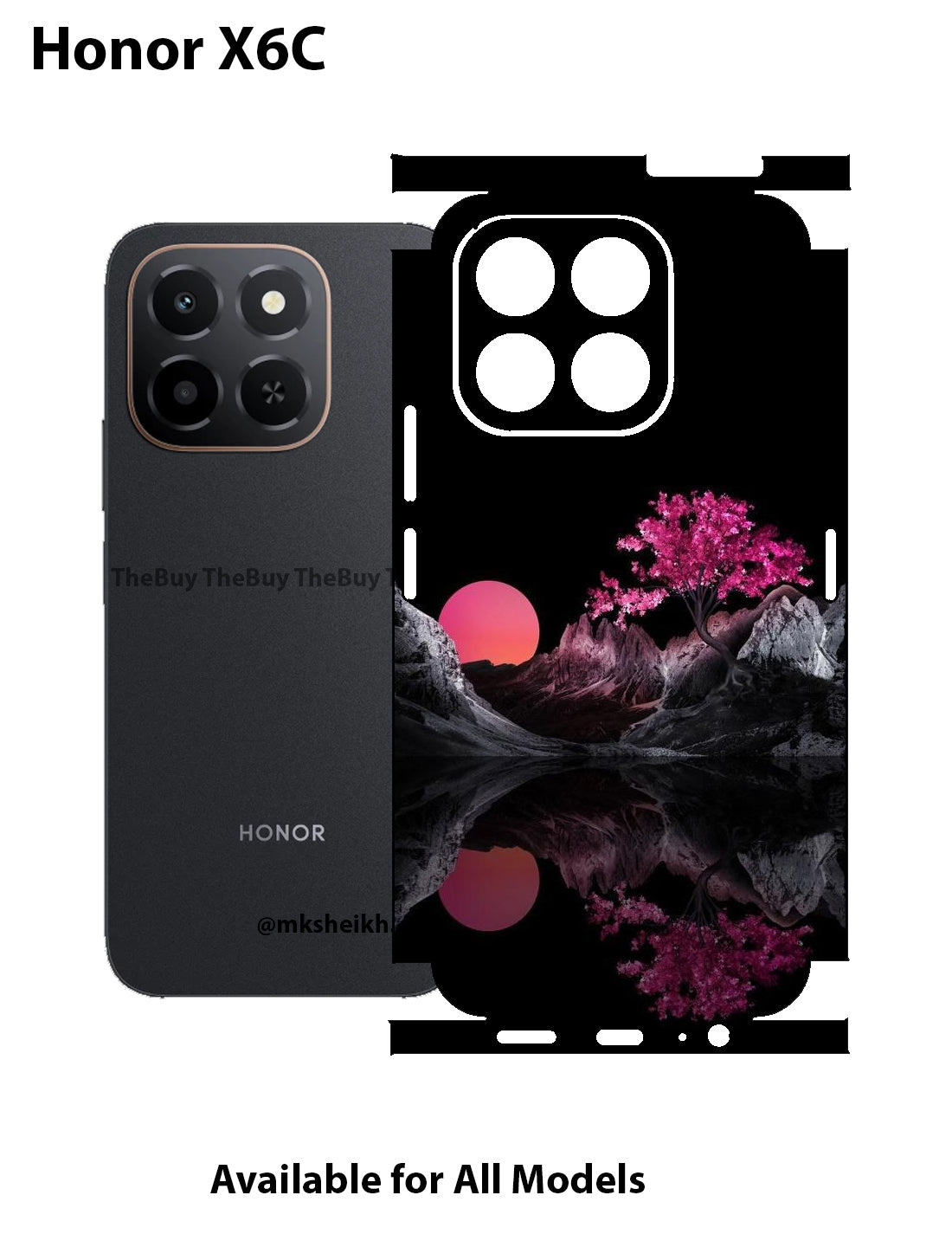 Honor X6C Full Body Skin Wrap